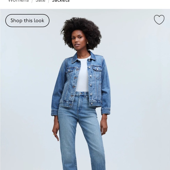 Madewell Blue Jean Jacket - Picture 1 of 3